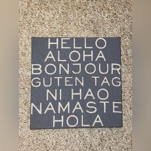 LOWEST PRICE Home Goods | Hello Sign | Home Decor